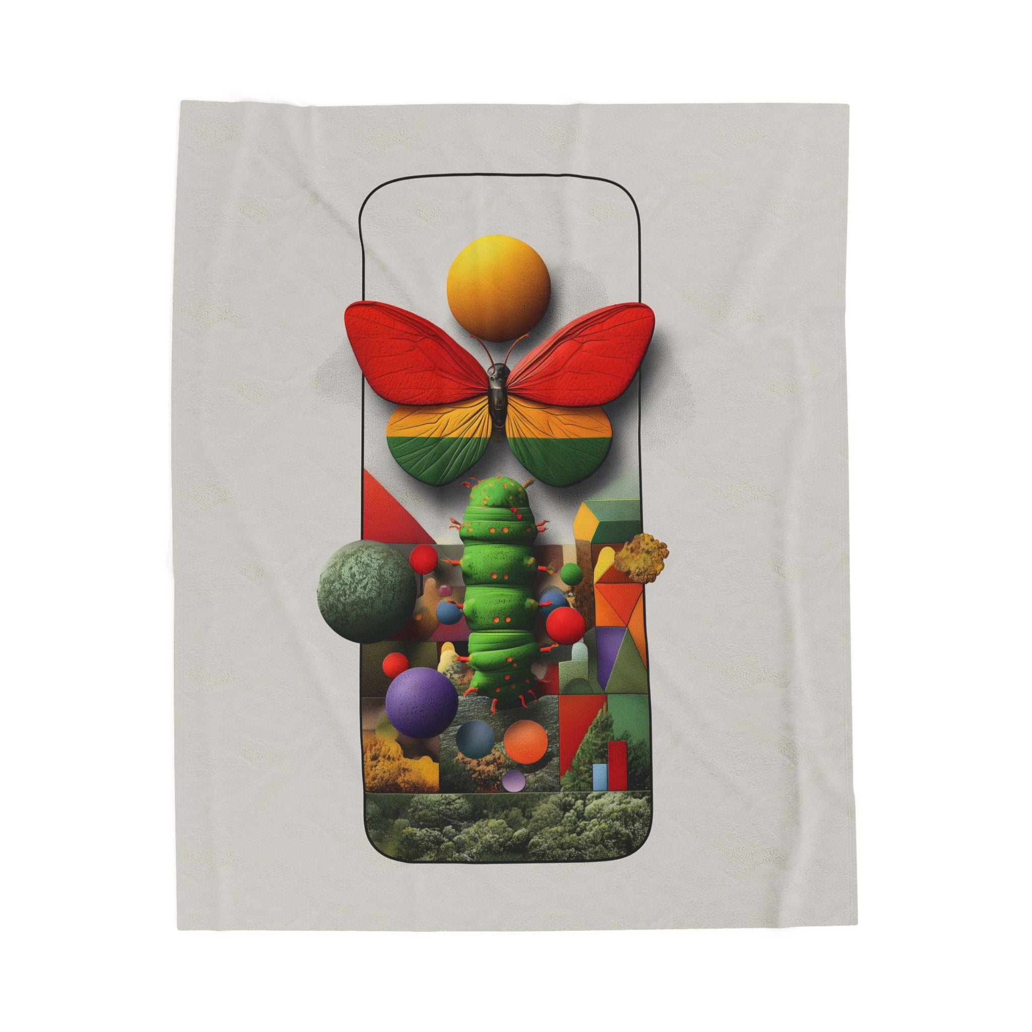 Metamorphic Mosaic: Digital Butterfly Transformation, Geometric Nature Abstraction   |    Custom Orders Available