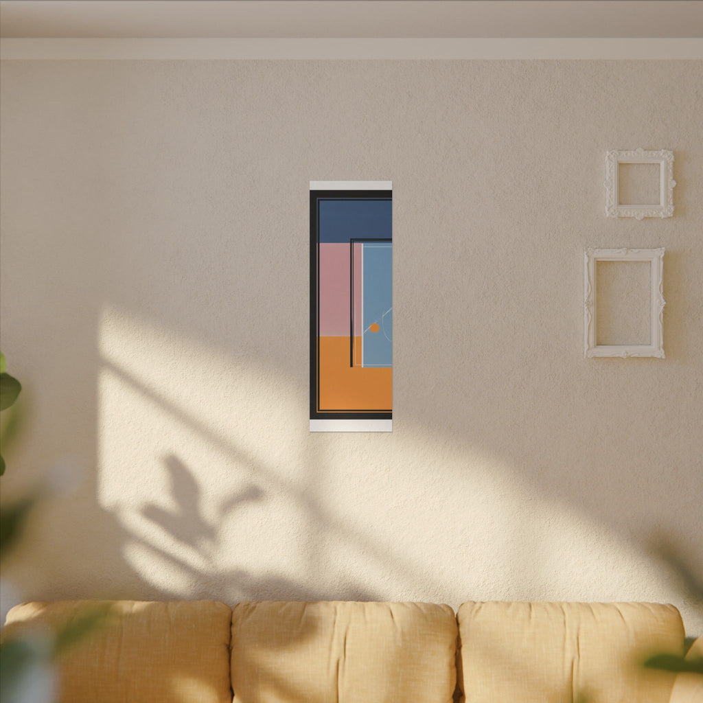 Geometric Harmony: Abstract Minimalist Composition, Modernist Color Fields, Constructivist Design Principles   |   Custom Orders Accepted