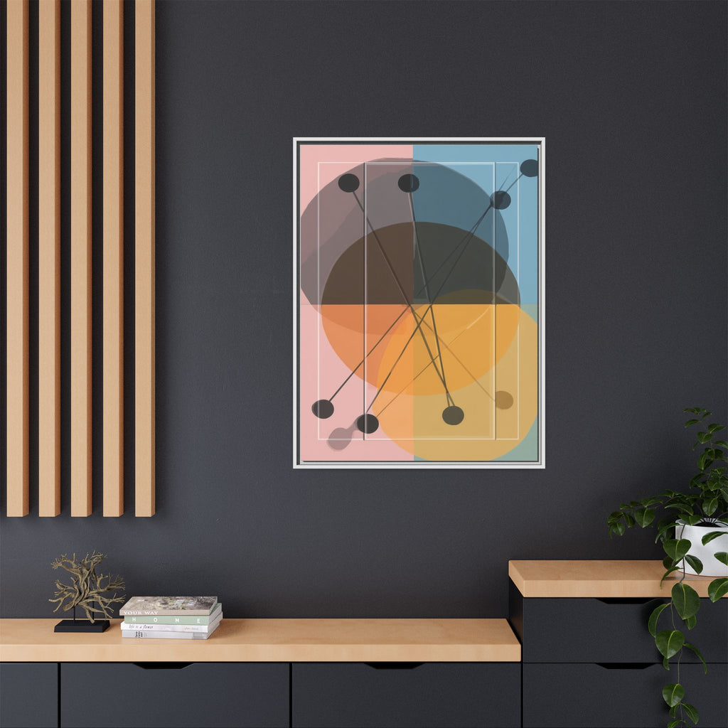 Geometric Intersections: Pastel Quadrants, Mid-Century Minimalism, Network Nodes   |   Custom Orders Accepted