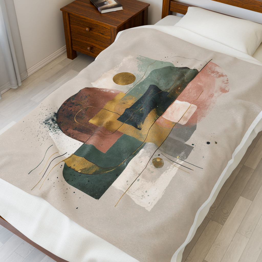 Ethereal Geometries: Pastel Minimalism, Mid-Century Modern Abstract   |    Custom Orders Available