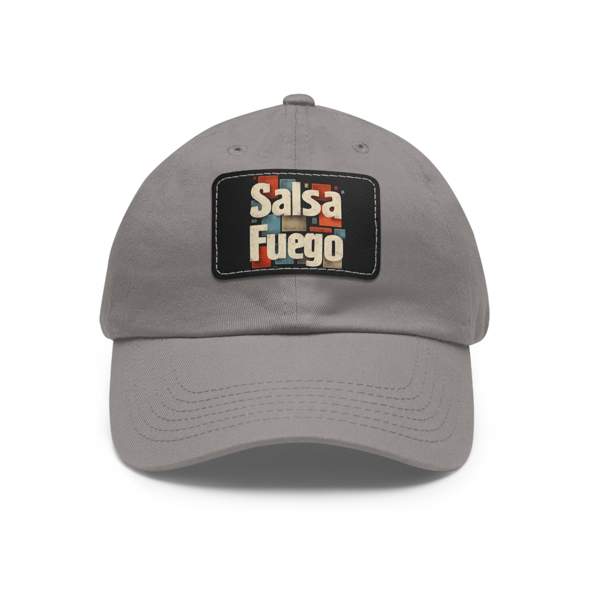 Salsa Fuego Geometric Dad Hat with Leather Patch (Rectangle)